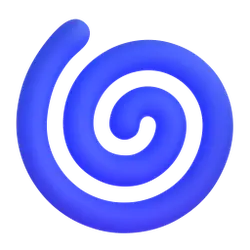 Blue Spiral Lamp - lamp - No Background PNG