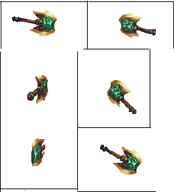 Gemstone Axe - metal - Transparent Layer PNG