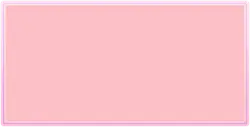 Pink Rectangle Frame - No Background PNG