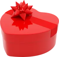 Heart-shaped Gift Box - packaging - heart shape - PNG Images