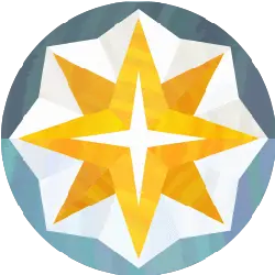 Star Pattern - symmetry - yellow - Transparent Layer PNG