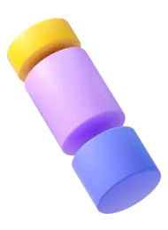 Colorful Cylinder Combination - plastic - No Background PNG
