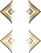 Symmetrical Arrow Pattern - gold - Transparent Background PNG