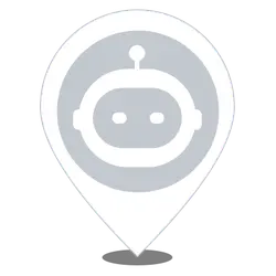 Robot Location Icon - navigation - Transparent Layer PNG
