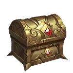 Treasure Chest - gemstone - gold - Lossless PNG