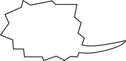White Irregular Shape - Curated PNG