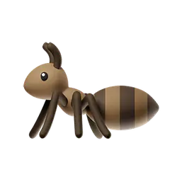 Ant - black - High Resolution PNG