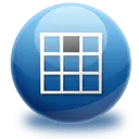 Nine Grid Icon - circle - Transparent Layer PNG