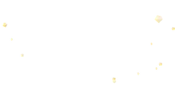Golden Pentagonal Particles - gold - Lossless PNG