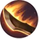 Flaming Sword - weapon - Lossless PNG