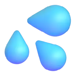 Water Drops - gradient - No Watermark PNG