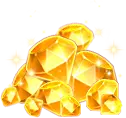 Gold Diamond Bear - shining - High Resolution PNG