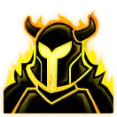 Flame Knight - helmet - Free PNG