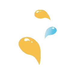 Water Droplets - gradient - PNG Images