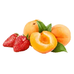 Strawberry and Apricot - fresh - Lossless PNG