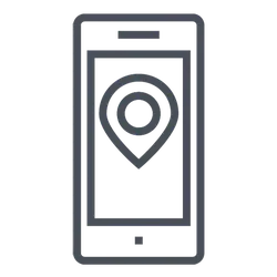 Phone Location Icon - navigation - High Resolution PNG