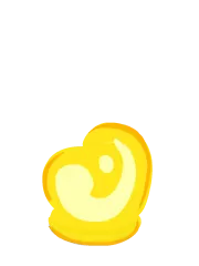 Yellow Heart Emoji - simple - PNG