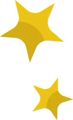 Gold Stars - graphic design - Free Download PNG