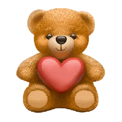 Bear with Heart - gift - No Watermark PNG