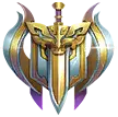 Sword Emblem - blue - No Background PNG