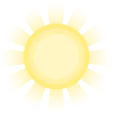 Sun - bright - Free for Commercial Use PNG