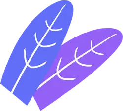 Feather - nature - blue - Free PNG