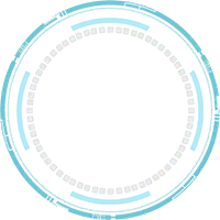 Futuristic Tech Ring - design element - Lossless PNG