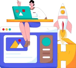 Girl on Computer - technology - Free Download PNG