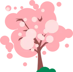 Pink Cherry Blossom Tree - High Resolution PNG
