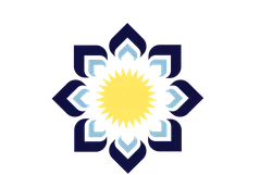 Sunflower - geometric pattern - Transparent Layer PNG