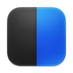 Blue and Black Icon - icon - Free PNG