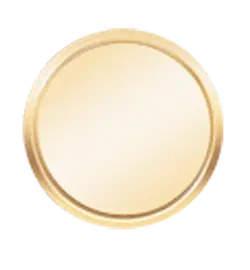 Gold Disc - medal - High Resolution PNG