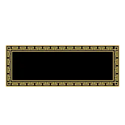 Greek Key Border - vintage - PNG
