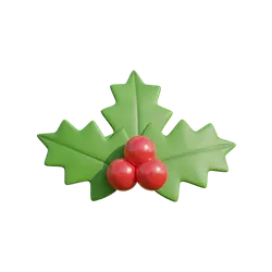 Holly Leaves and Berries - Highly Rated PNG