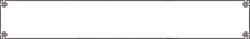 Black Rectangle Border - design element - Transparent Layer PNG