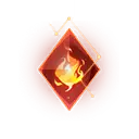 Flame Pattern - diamond - Transparent Layer PNG