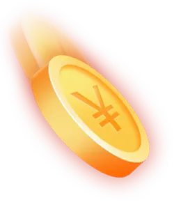 Glowing Yen Coin - glowing - High Resolution PNG