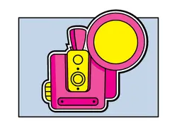 Pink Camera - Designer's Pick PNG