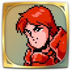 Red-Haired Warrior - rpg - PNG