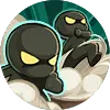 Black-eyed Monster - game - Transparent Layer PNG