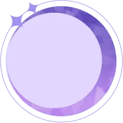 Purple Moon - moon - No Background PNG