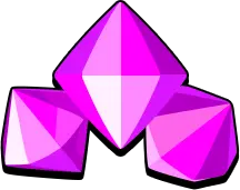 Purple Crystal - geometric shape - High Resolution PNG