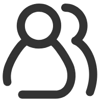 Two Person Icons - Free for Commercial Use PNG