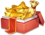 Gold Gift Box - High Quality PNG