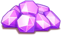 Purple Crystal Ore - crystal - No Background PNG
