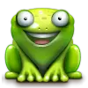 Frog - smile - PNG
