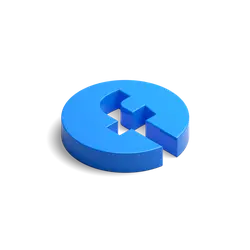 Blue Circular Logo - blue - Free PNG
