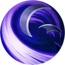 Purple Energy Sphere - circular - Free PNG