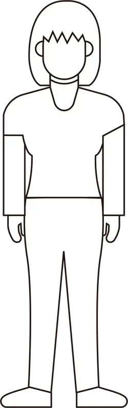 Abstract Figure - human - minimalist - Transparent Layer PNG