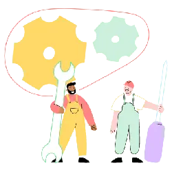 Repair Workers - machinery - Lossless PNG